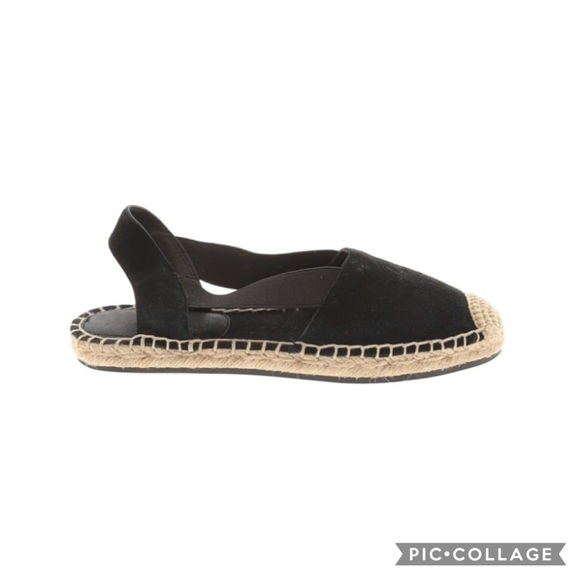 Botkier Sueded Leather Espadrille Flat Sandals